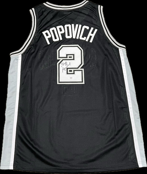 Gregg Popovich Signed Jersey PSA San Antonio Spurs Autographed
