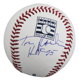 Guardians Tom Hamilton "HOF 25" Signed HOF Logo Oml Baseball BAS #BY103715