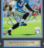 DeAngelo Williams Carolina Panthers Signed/Auto 8x10 Photo Framed JSA 162257