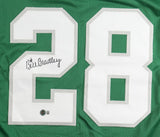 Bill Bradley Signed Philadelphia Eagles Green Jersey (Beckett) Philly Def. Back