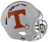 Tennessee Alvin Kamara Signed Full Size Speed Rep Helmet w/ Case BAS Witnessed