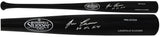 Jose Canseco Signed Louisville Slugger Black Baseball Bat w/86 AL ROY - (SS COA)
