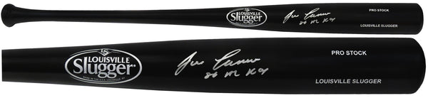 Jose Canseco Signed Louisville Slugger Black Baseball Bat w/86 AL ROY - (SS COA)