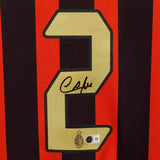 Cafu Signed AC Milan Soccer Jersey #2 with Beckett COA