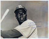 Dodgers Jackie Robinson "Best Wishes" 11x14 Photo Autographed PSA/DNA #AJ07425