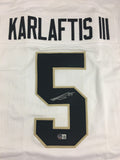 George Karlaftis Signed Purdue Boilermakers Jersey (Beckett) KC Chiefs Def. End