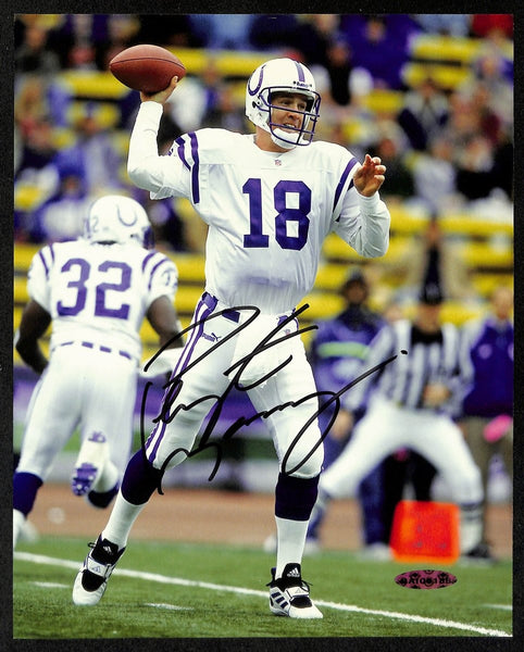 Peyton Manning HOF Signed/Auto 8x10 Photo Indianapolis Colts Upper Deck 198898