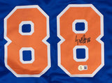 Luis Robert New York Signed Blue Baseball Jersey BAS