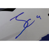 James Cook Autographed/Signed Buffalo Bills F/S Helmet Beckett Witness 51156