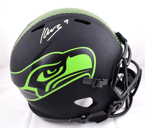 Kenneth Walker III Signed Seahawks F/S Eclipse Speed Helmet-Beckett W Holo*Green