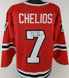 Chris Chelios Signed Chicago Blackhawks Jersey (JSA COA) NHL Career 1984-2010