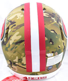 Joe Montana Jerry Rice Signed 49ers F/S Camo Speed Authentic Helmet- Fanatics
