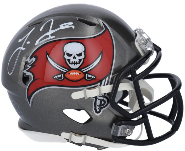 LEONARD FOURNETTE Autographed Buccaneers Mini Speed Helmet FANATICS