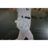 Todd Helton Autographed Colorado Rockies 22x34 Wood Sign Personalized 57547