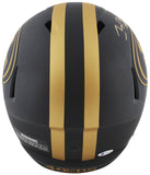 49ers Joe Montana & Jerry Rice Signed Eclipse Full Size Speed Rep Helmet JSA