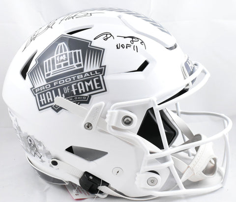 Shannon / Sterling Sharpe Signed F/S Salute Speed Flex Helmet HOF-Beckett W Holo