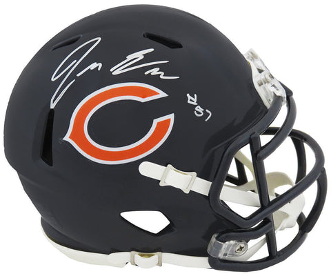 Jack Sanborn Signed Chicago Bears Riddell Speed Mini Helmet - (SCHWARTZ COA)