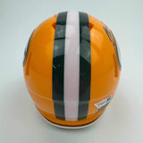 Autographed/Signed Aaron Rodgers Packers Football Speed Mini Helmet Fanatics COA