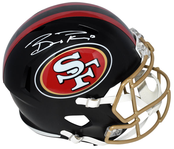 BROCK PURDY SIGNED SAN FRANCISCO 49ERS RIVALRIES FULL SIZE SPEED HELMET BECKETT