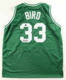 Larry Bird Signed Boston Celtics Jersey (Playball Ink Holo) 12xAll Star Forward