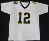 New Orleans Saints Chris Olave Autographed White Jersey Beckett BAS QR #W494709