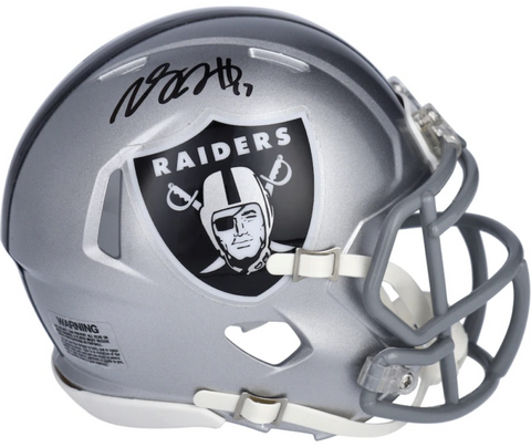 DAVANTE ADAMS Autographed Las Vegas Raiders Speed Mini Helmet FANATICS