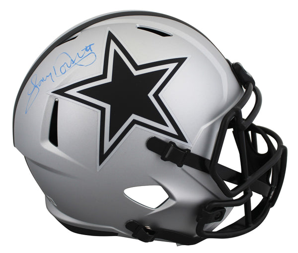Cowboys Tony Dorsett Signed Rave Full Size Speed Rep Helmet BAS Wit #2W689848