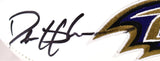 Deion Sanders Autographed Baltimore Ravens Logo Football- Beckett W Hologram