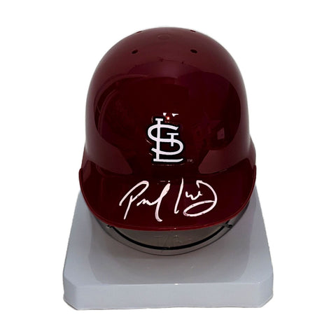 Paul Goldschmidt Autographed St Louis Cardinals Mini Helmet - BAS