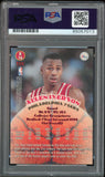 1996 Topps Stadium Club Allen Iverson RC Rookie 76ers PSA/DNA Auto GEM MINT 10