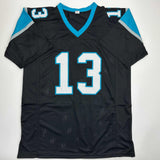 Autographed/Signed Kelvin Benjamin Carolina Black Football Jersey JSA COA