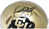 Kordell Stewart Autographed Colorado Buffaloes Mini Helmet Beckett 40617