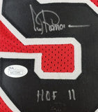 Artis Gilmore Signed Bulls Jersey Inscribed HOF 11 (JSA COA) Chicago 1976-1982