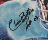 Elvin Bethea HOF Signed/Inscribed 11x17 Lithograph Houston Oilers JSA 210077