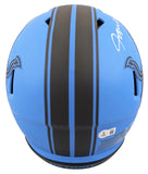 Lions Jameson Williams Signed Rave Full Size Speed Proline Helmet BAS Witnessed