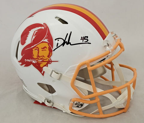DEVIN WHITE SIGNED TB BUCCANEERS FS THROWBACK SPEED AUTHENTIC HELMET JSA COA