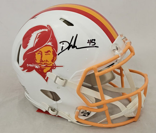 DEVIN WHITE SIGNED TB BUCCANEERS FS THROWBACK SPEED AUTHENTIC HELMET JSA COA