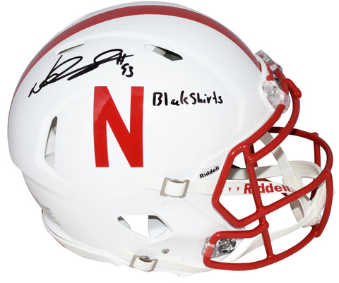 NDAMUKONG SUH SIGNED NEBRASKA CORNHUSKERS AUTHENTIC SPEED HELMET BECKETT