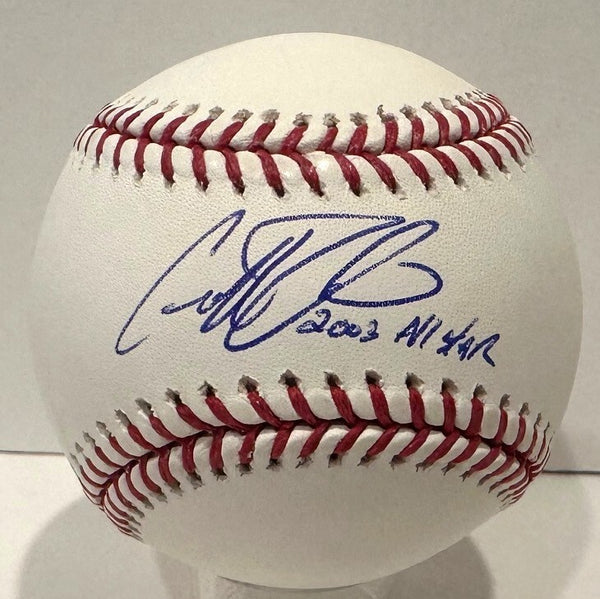 Brewers GEOFF JENKINS Signed Official MLB Baseball AUTO w/ 2003 All Star - BAS