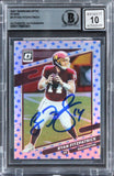 Commanders Ryan Fitzpatrick Signed 2021 Donruss Optic #3 Card Auto 10! BAS Slab