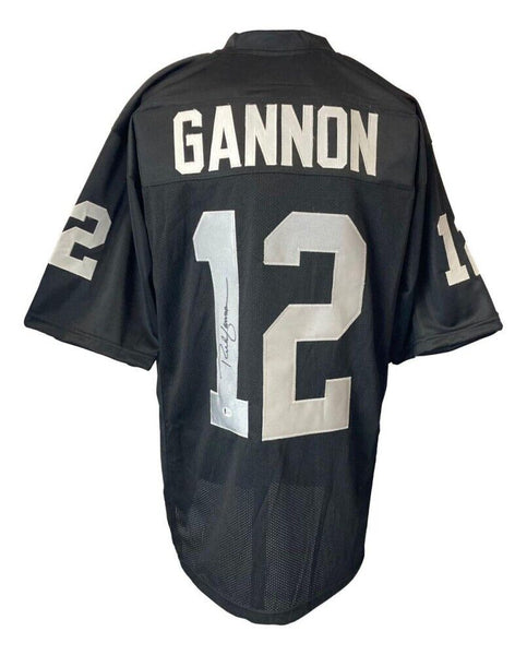 Rich Gannon Signed Oakland Raiders Black Jersey (Beckett QR Code) 2002 NFL MVP