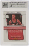 Damian Lillard Signed Blazers 2013-14 Panini Prizm Card #19 -(Beckett / Auto 10)