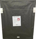 FRAMED Autographed/Signed LEBRON JAMES 33x42 Cavaliers Jersey PSA/DNA COA/LOA
