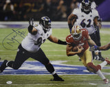Halofi Ngata Signed/Autographed 16x20 Photo Ravens JSA BA212468