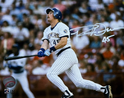 ROB DEER - Milwaukee Brewers Outfielder MLB - Signed 8x10 Photo #12 AUTO