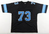 Christian Mahogany Signed Detroit Lions Jersey (Beckett) 2024 Draft Pick/ O-Line