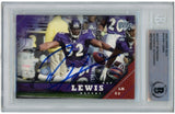 Ray Lewis Autographed/Signed 2005 Upper Deck #14 Trading Card Beckett 52669
