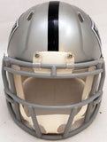 FRED BILETNIKOFF AUTOGRAPHED RAIDERS FLASH GRAY SPEED MINI HELMET BECKETT 208233