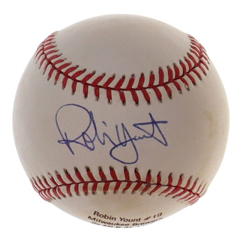 Robin Yount Signed Baseball Limited Edition (JSA COA) Brewers 3xAll Star SS/OF
