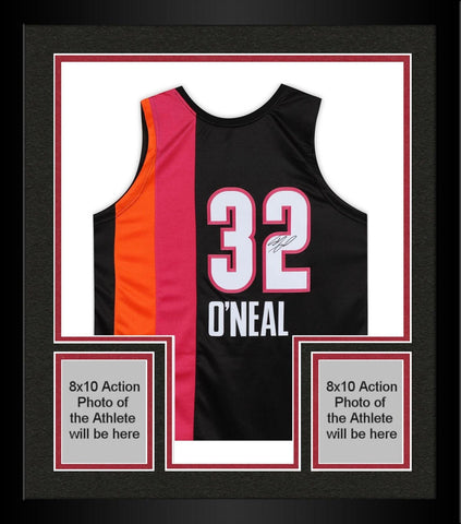 FRMD Shaquille O'Neal Heat Signed Black Alt 2005-06 Mitchell & Ness Auth. Jersey